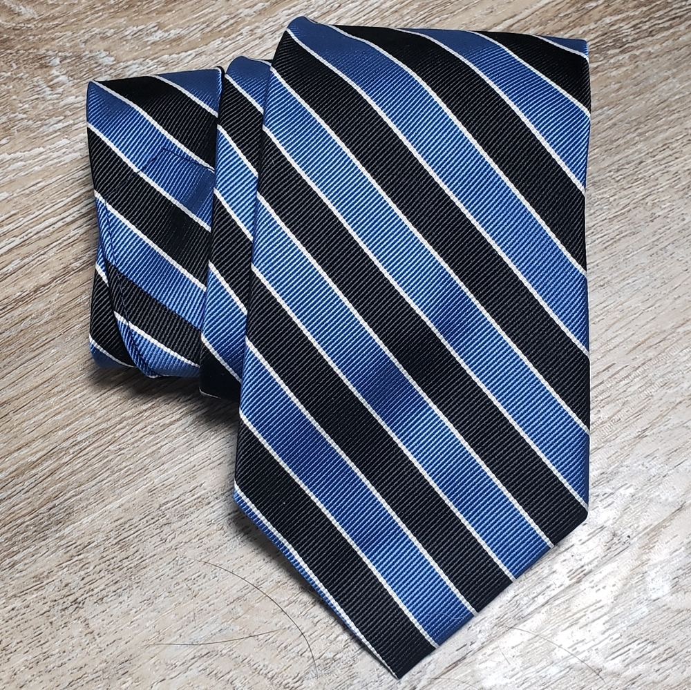 Meeting Street Blue Diagonal Striped Tie